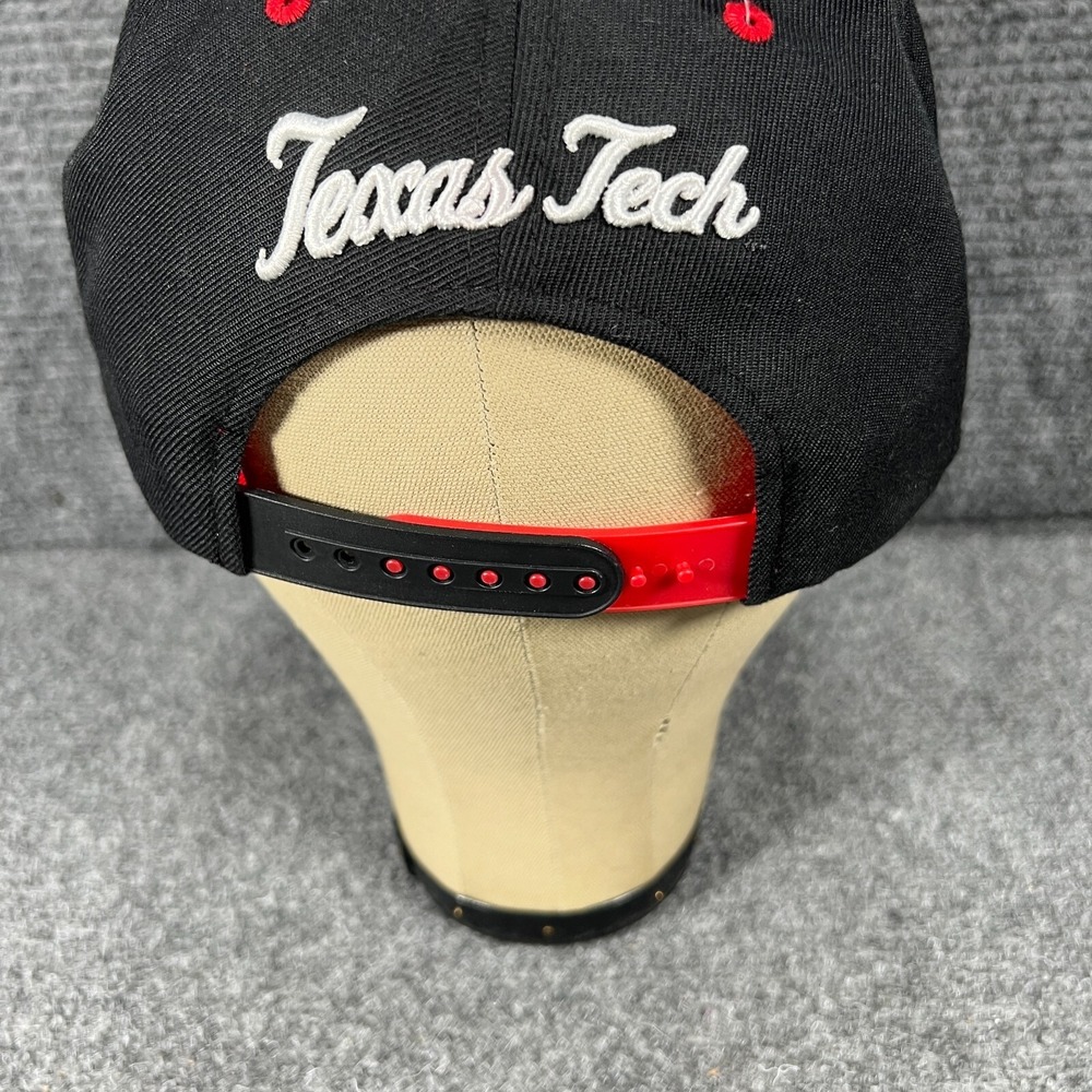Texas Tech Red Raiders Cap Hat Snap Back Black Zephyer New with Tags NWT Big 12 - Picture 7 of 14